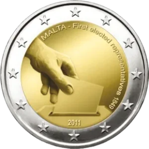 2€ Malta 2011 prve volitve