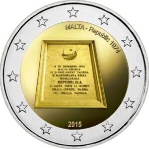 2€ Malta 2015 republika