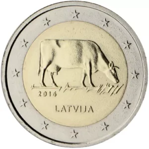 2€ Latvija 2016