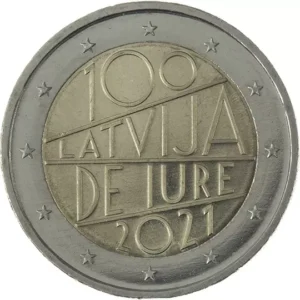 2€ Latvija 2021