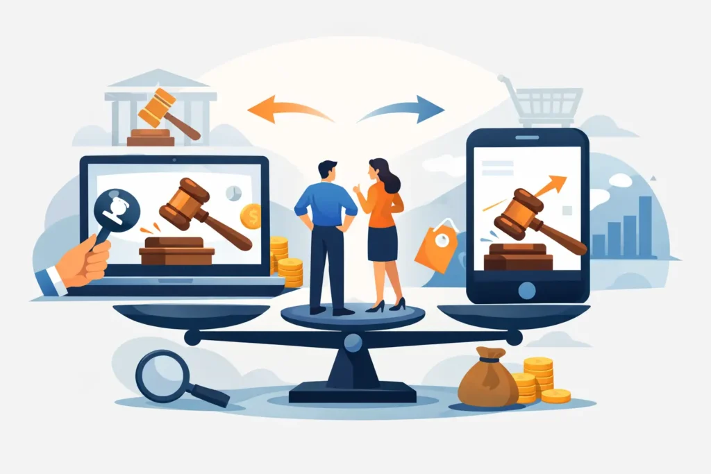 Primerjava dražbenih platform za boljši nakup