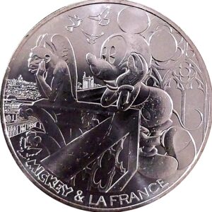 10 € kovanec Mickey Francija 2018